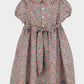 Floral Vintage Dress, Blue