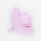 Pink Seersucker Sunhat