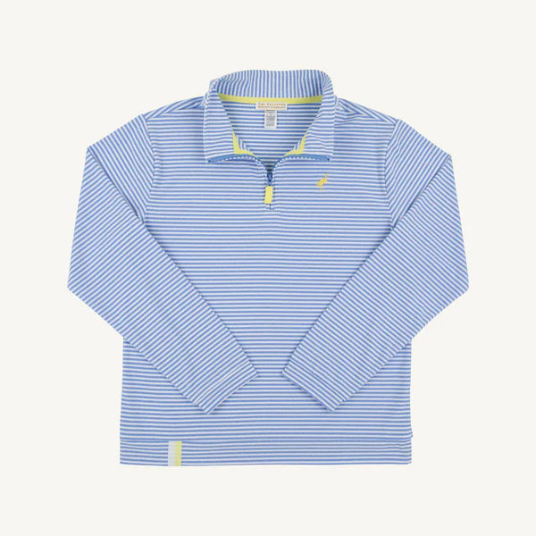 Prepletic Hayword Half Zip, Barbados Blue Stripe