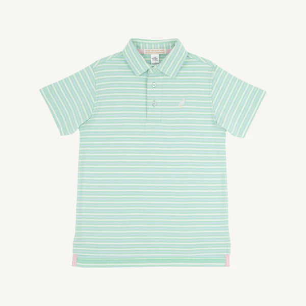 S/S Prim & Proper Polo & Onesie, Sumner County Stripe