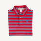 S/S Prim & Proper Polo & Onesie, Red/Blue Stripe