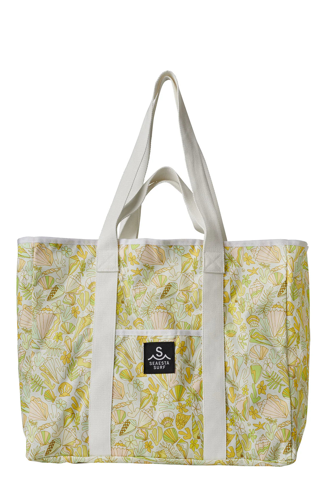 Surfy Birdie Recycled Tote Bag, Beach Fossils