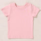 S/s Seesaw Rib T-Shirt, Pink