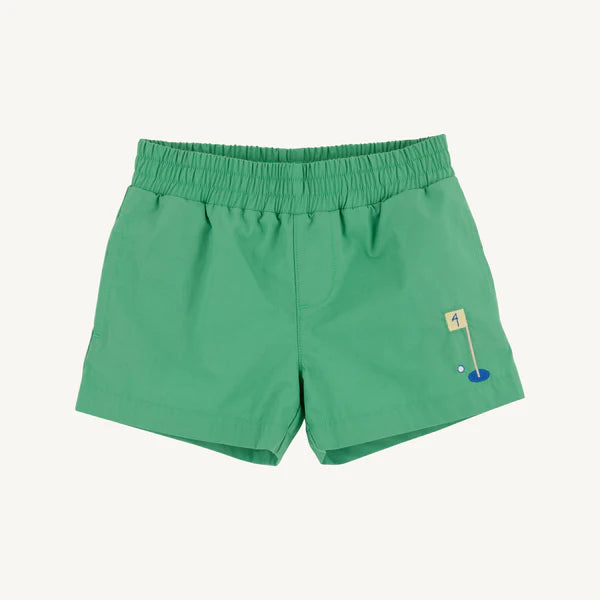 Sheffield Shorts, Gibson Island Green/Golf Flag and Tee