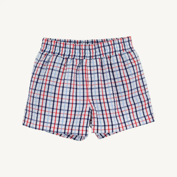 Sheffield Shorts, Pierce Mill Plaid Seersucker