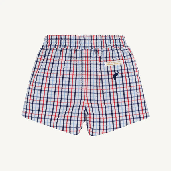 Sheffield Shorts, Pierce Mill Plaid Seersucker