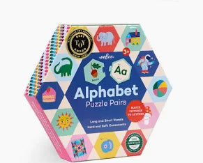 Alphabet Hexagon Puzzle Pairs