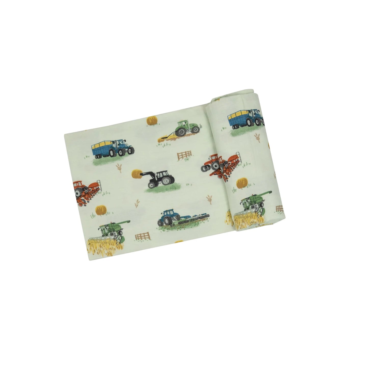 Swaddle Blanket, Farm Machines