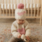 Knit Beanie, Rosy Sweetheart