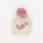 Knit Beanie, Rosy Sweetheart