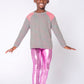 Legging, Metallic Pink