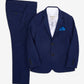 2-Pc Stretchy Mod Suit, Estate Blue