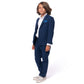 2-Pc Stretchy Mod Suit, Estate Blue