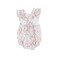 Pink Phlox Floral Sunsuit