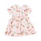 S/S Twirly Dress, Western Horses Pink