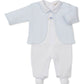 Footie w/Jacket Set, Premier Playful Pups, Blue