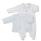 Footie w/Jacket Set, Premier Playful Pups, Blue