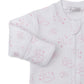 Footie w/Zip, Cheerful Good Nights, Pink