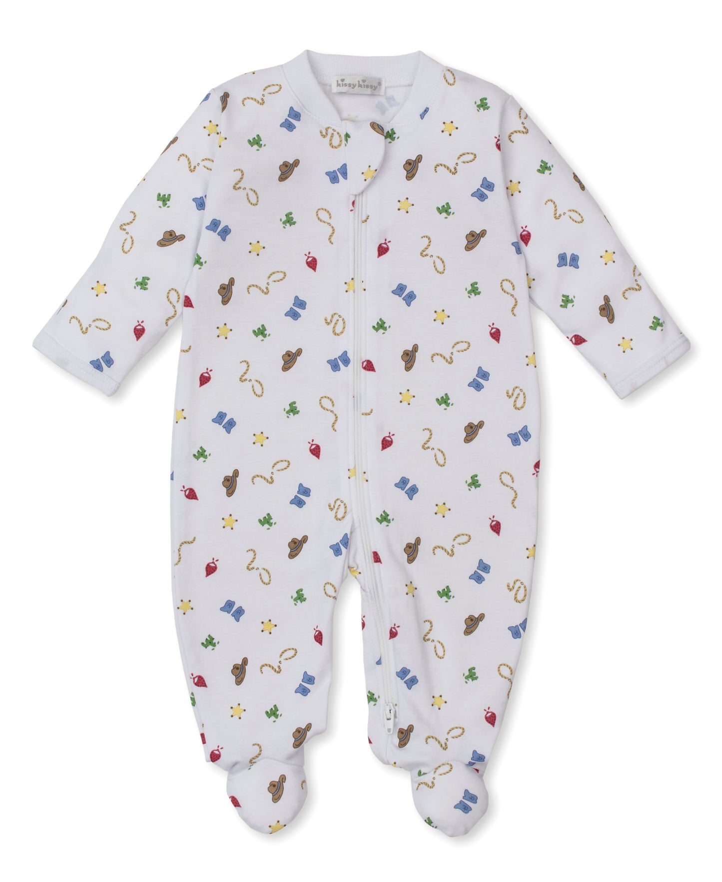 Footie w/Zip, Western Cowboy