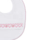Bib w/Hand Smk, CLB Fall Bishop, White/Pink