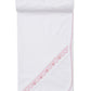Blanket w/Hand Smk, CLB Fall Bishop, White/Pink