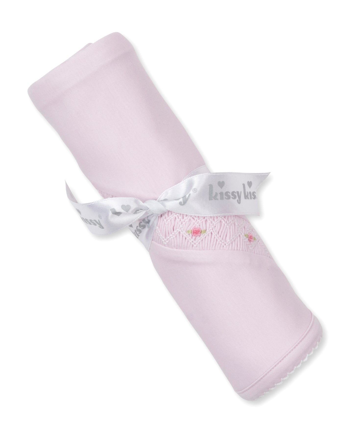 Blanket w/Hand Smk, CLB Fall Bishop, Pink