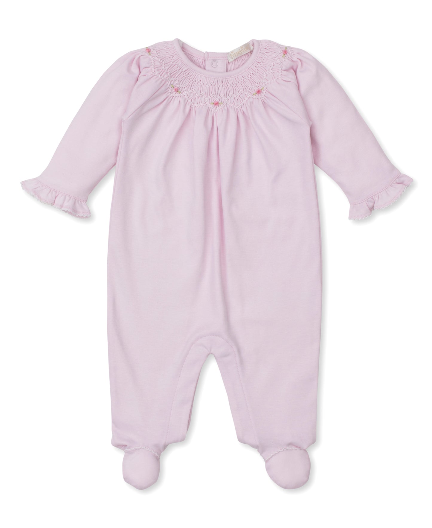 Footie w/Hand Smk, CLB Fall Bishop, Pink