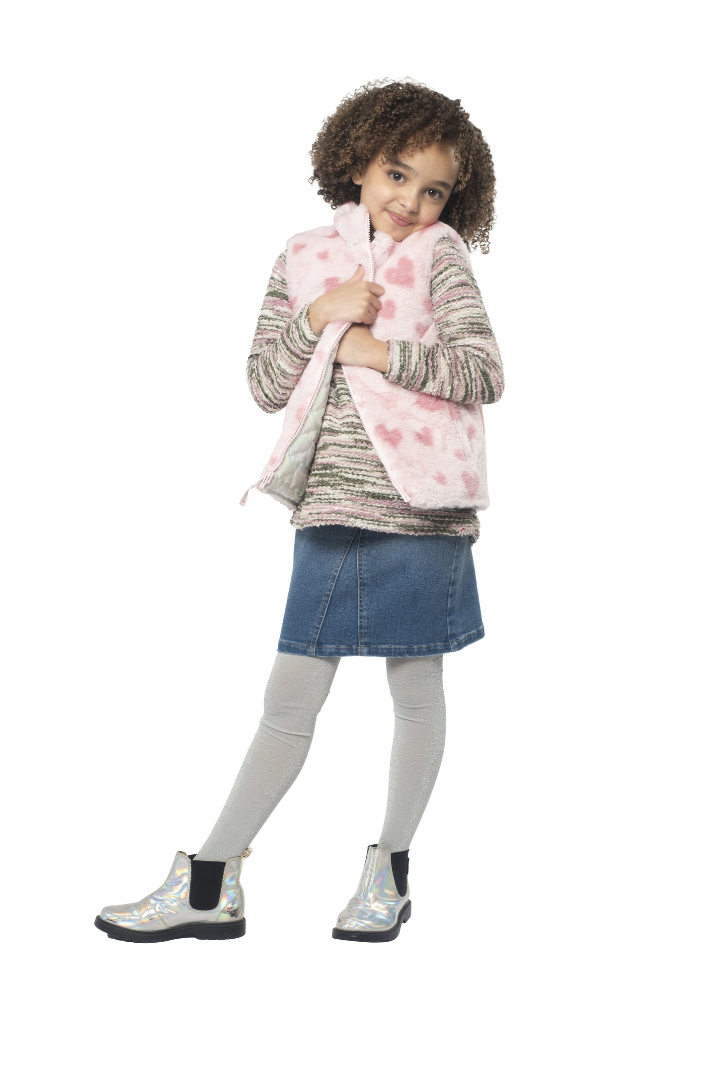 Reversible Vest, Heart Cloud