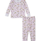 L/S Pajama Set, Pink Jungle Safari
