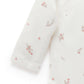 Easy Neck L/S Bodysuit, Vanilla Blossom