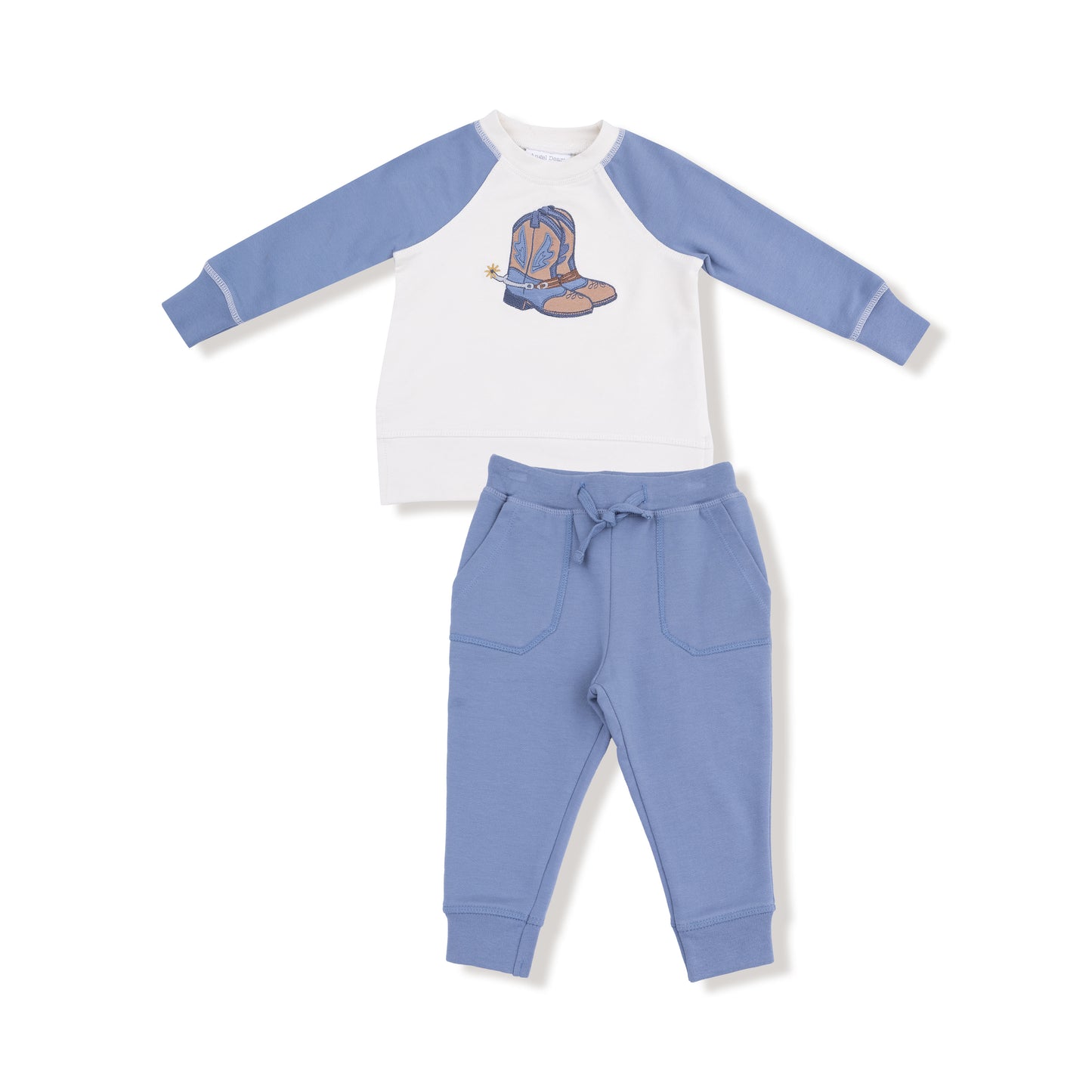 Raglan Sweatshirt and Jogger Set, Country Calico