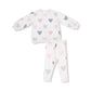 L/S Oversized Sweatshirt & Legging, Hearts