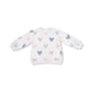 L/S Oversized Sweatshirt & Legging, Hearts