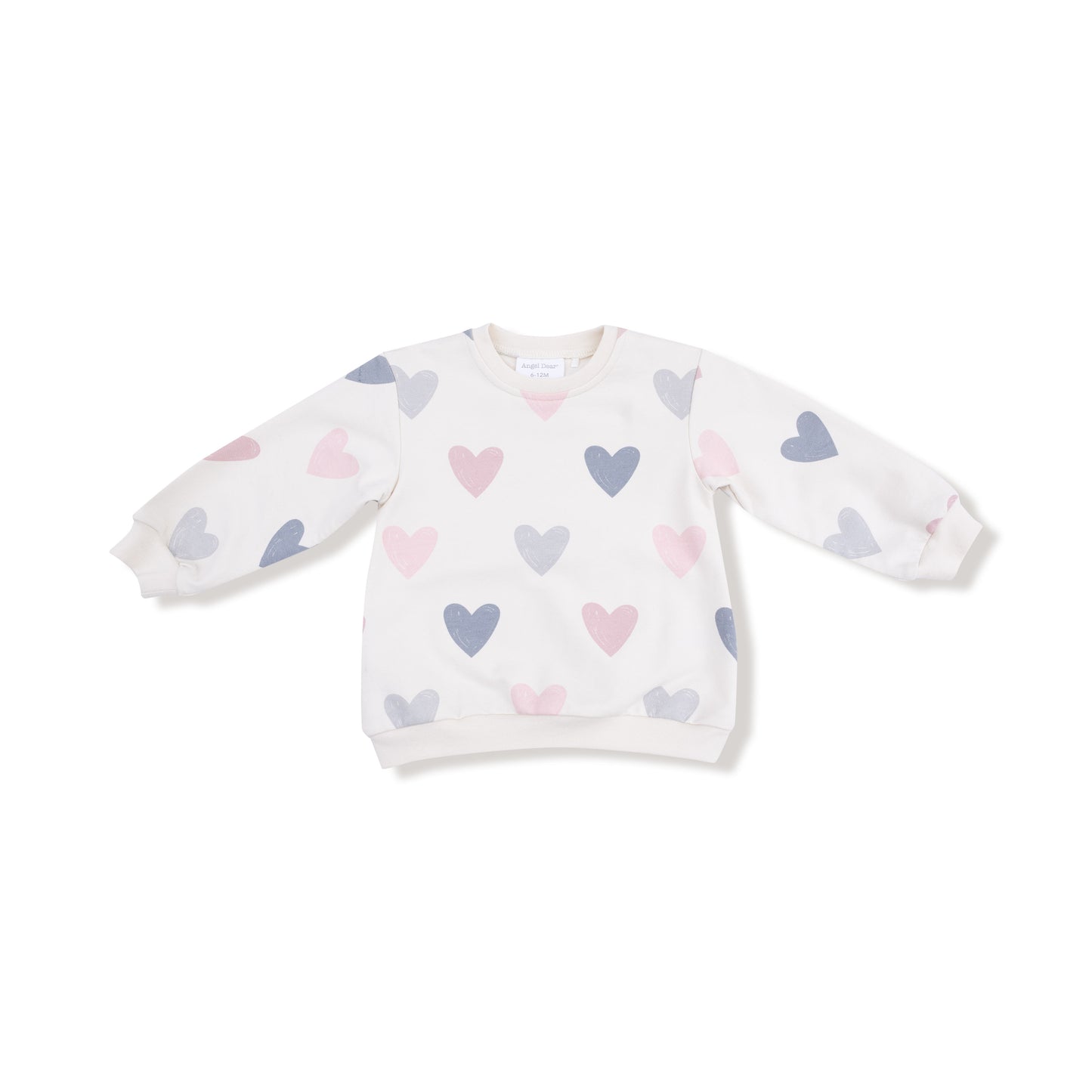 L/S Oversized Sweatshirt & Legging, Hearts