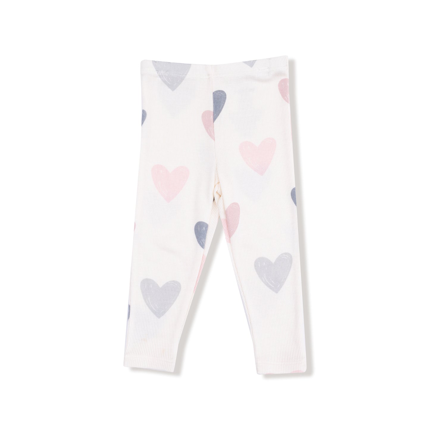 L/S Oversized Sweatshirt & Legging, Hearts