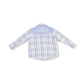 L/S Western Pearl Snap Shirt, Howdy Emb., Blue