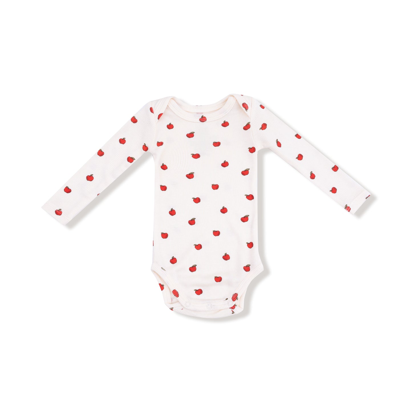 Lap Shoulder Bodysuit, Tiny Apples