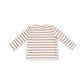 L/S Henley, Vintage Brown Stripe
