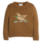 Intarsia Sweater, Flying Mallard