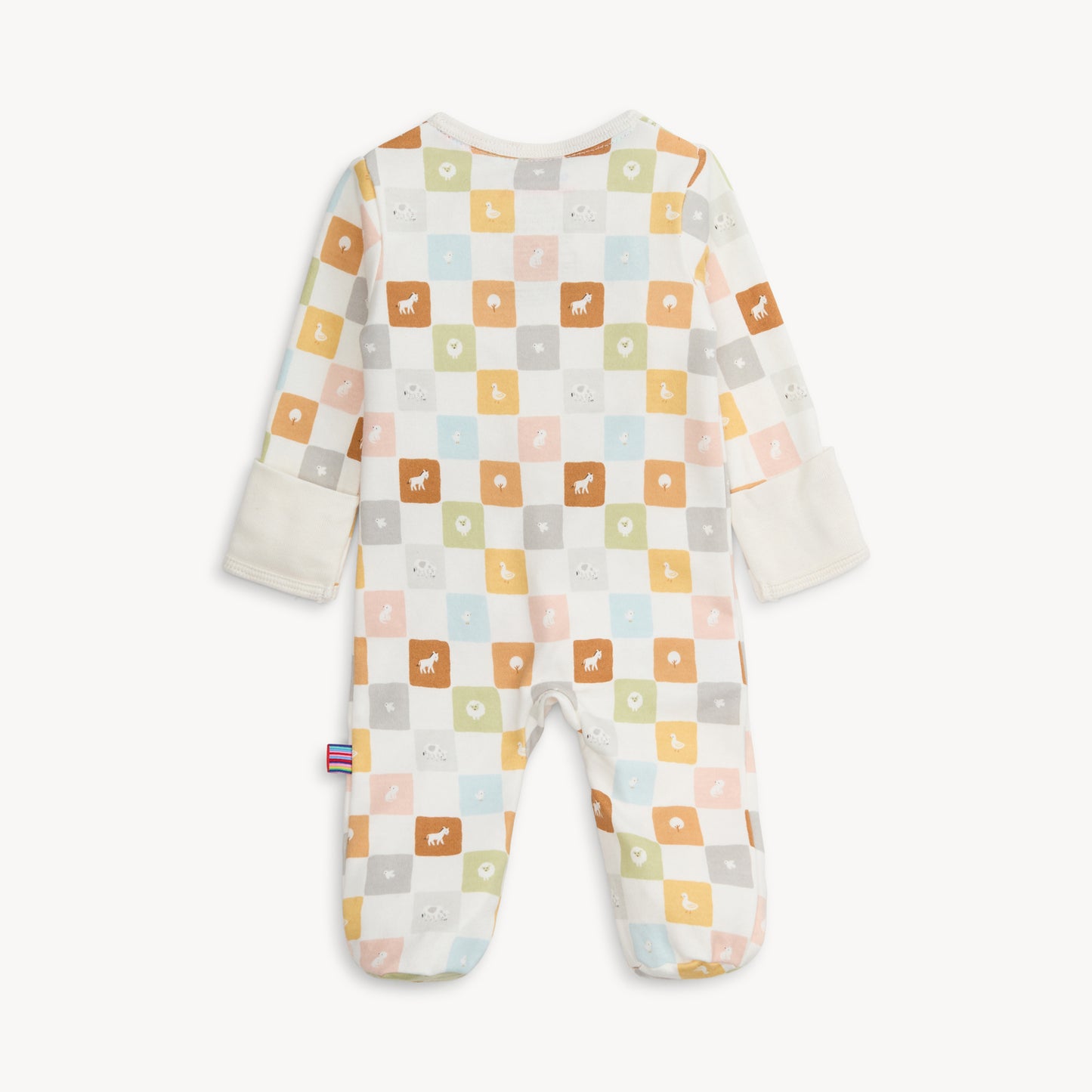 Org. Cotton Footie, Checkmate