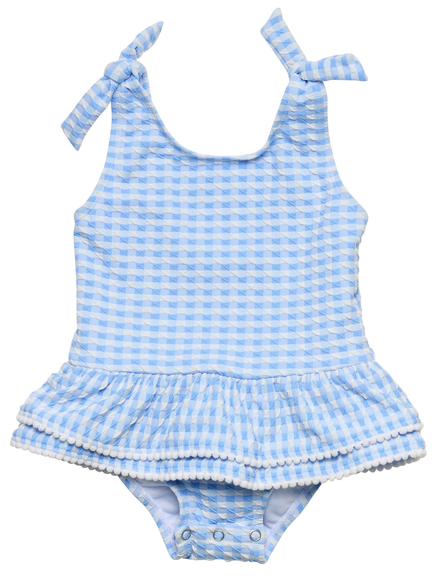 Skirt Swimsuit, Seaside Gingham