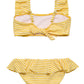 Frilled Bikini, Sunshine Stripe