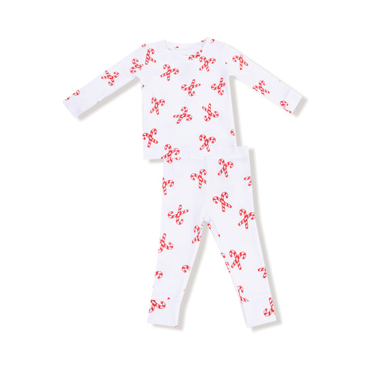 L/S Loungewear Set, Candy Canes