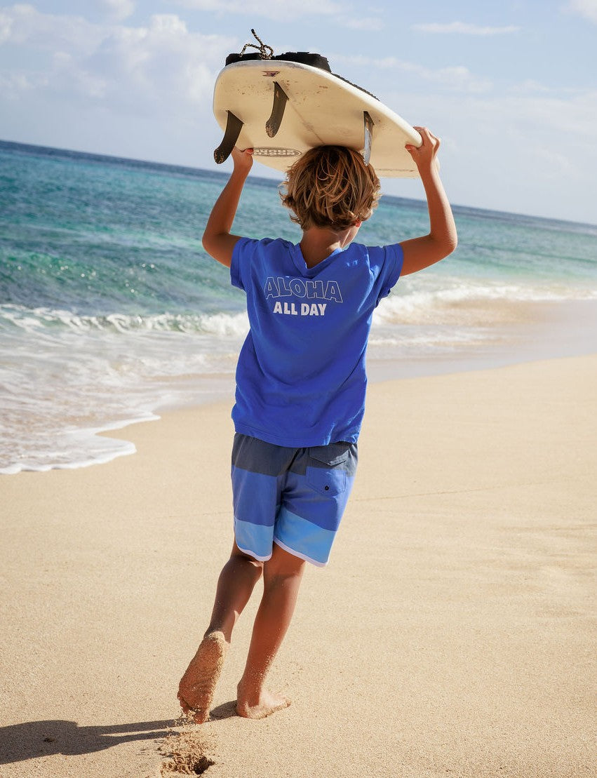 Scallop Boardshort, Navy