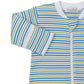 Striped Footie w/Zip, Dinosaur Delight