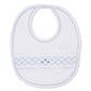 Bib w/Hand Smock, CLB Summer, White/Blue
