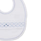 Bib w/Hand Smock, CLB Summer, White/Blue