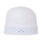 Hat w/Hand Smock, CLB Summer, White/Blue