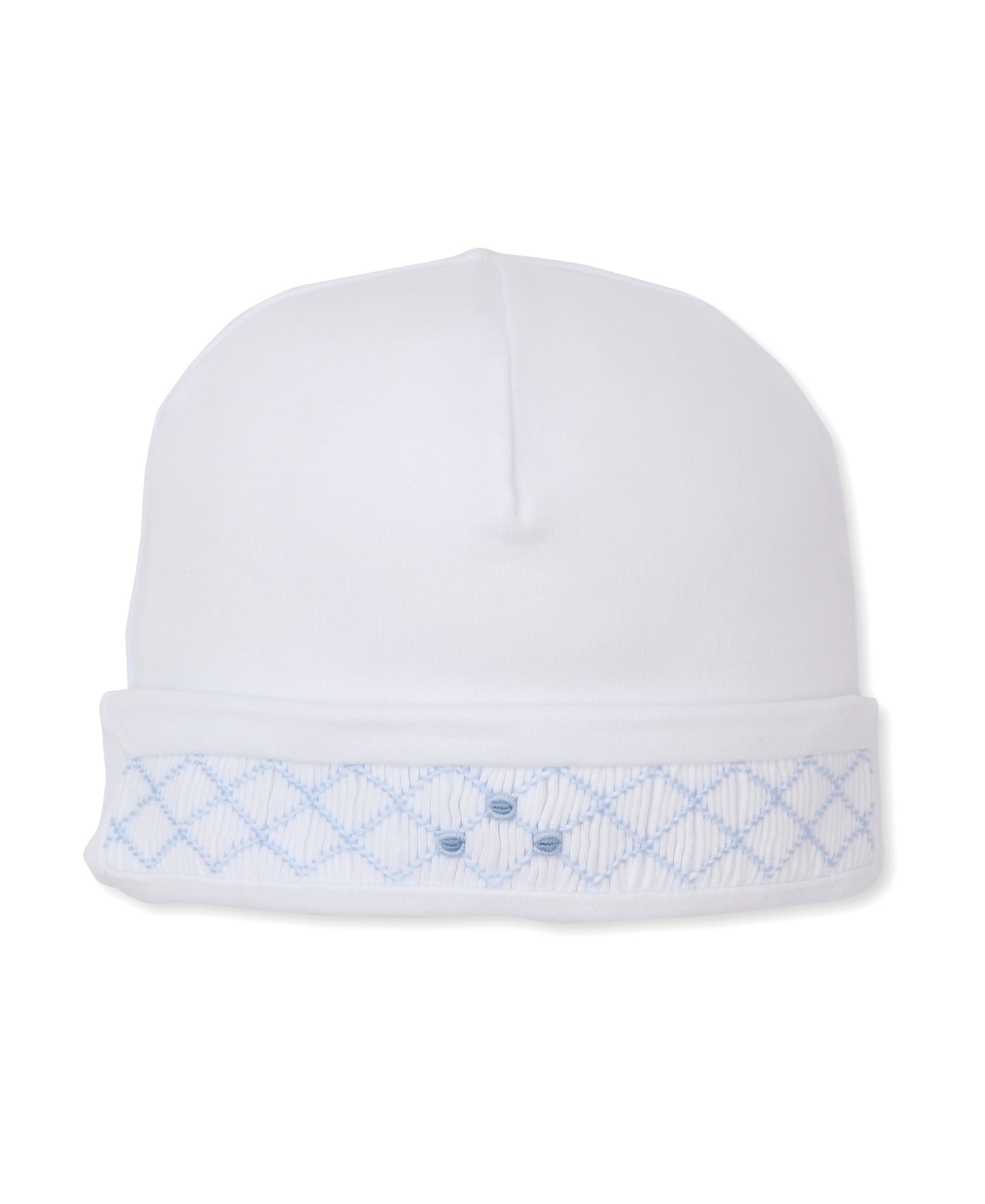 Hat w/Hand Smock, CLB Summer, White/Blue