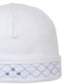 Hat w/Hand Smock, CLB Summer, White/Blue